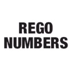 Rego Number (4) 100mm Black Pack Of 5 Pairs (1960404)