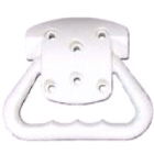 Handle Hinged White Nylon 129x112mm (193640)