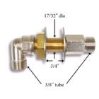 SeaStar Thru Bulkhead Fitting Kit (293630)