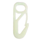 Hook Snap White Nylon 60mm (164450)