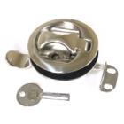 Catch Door Pull C/W Lock Stainless Steel 60mm Od (193122)